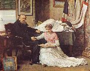 Sir John Everett Millais The North France oil painting artist